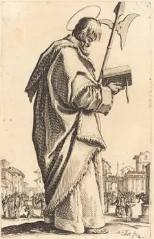 Saint Matthias, published 1631. Creator: Jacques Callot