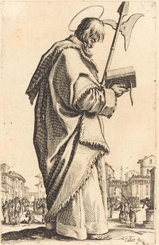 Saint Matthias, published 1631. Creator: Jacques Callot