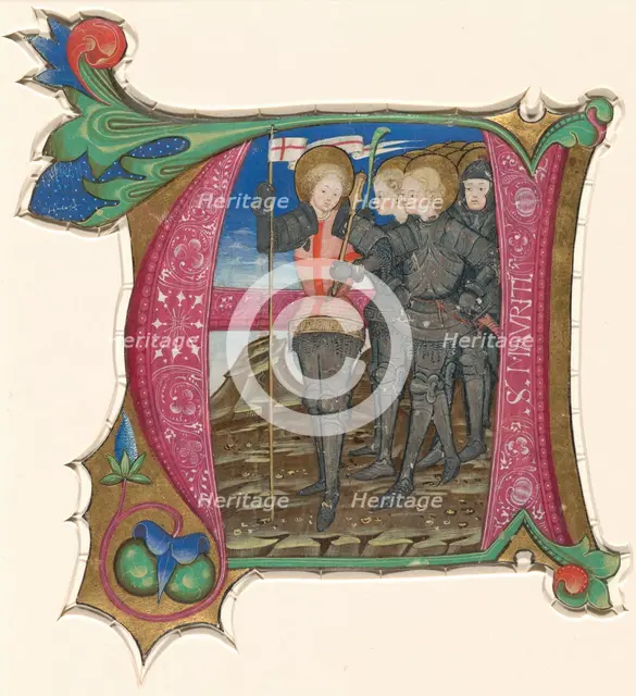 Saint Maurice and the Theban Legion, third quarter 15th century. Creator: Unknown.