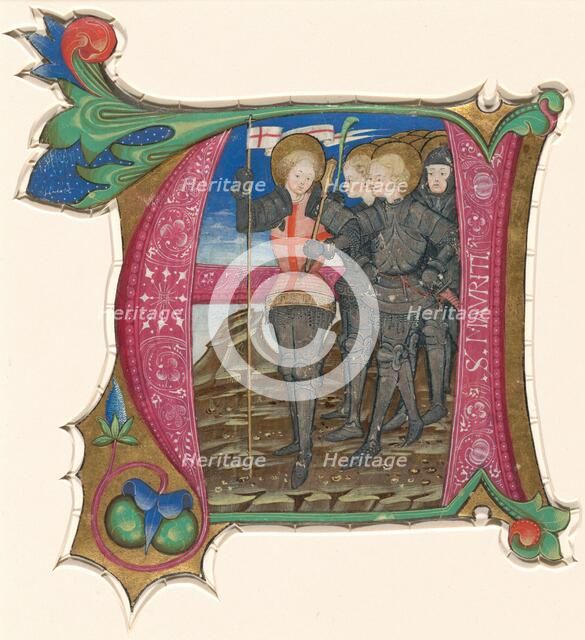 Saint Maurice and the Theban Legion, third quarter 15th century. Creator: Unknown.