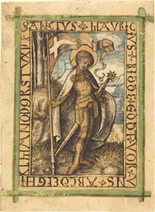 Saint Maurice, c. 1480/1490. Creator: Unknown