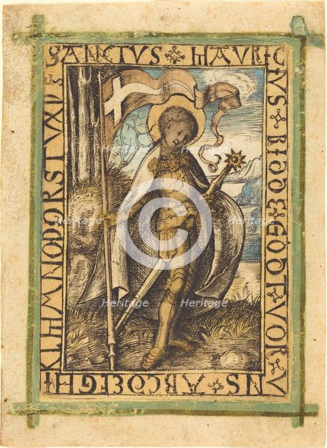 Saint Maurice, c. 1480/1490. Creator: Unknown.