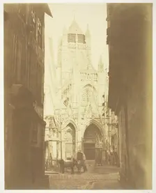 Saint Maclou de Rouen, 1854/55, printed 1855. Creators: Bisson Frères, Louis-Auguste Bisson, Auguste-Rosalie Bisson