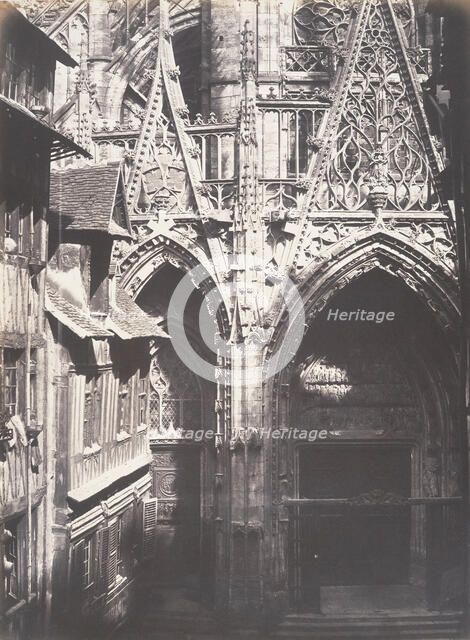 Saint-Maclou, Rouen, 1852-54. Creator: Edmond Bacot.