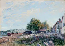 Saint-Mammès. Morning, 1884. Artist: Sisley, Alfred (1839-1899)