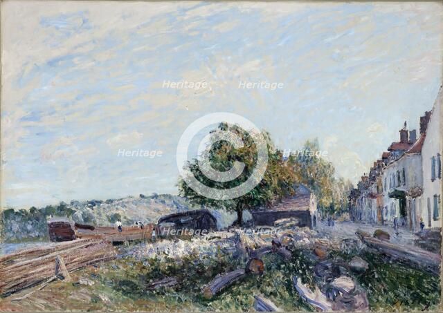 Saint-Mammès. Morning, 1884. Artist: Sisley, Alfred (1839-1899)
