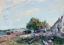 Saint Mammès-Morning, 1884. Creator: Alfred Sisley