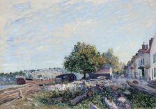 Saint Mammès-Morning, 1884. Creator: Alfred Sisley