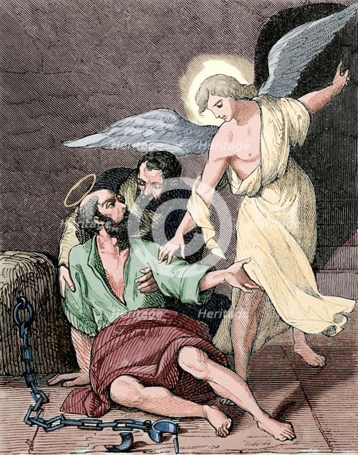 Saint Marcelino and Saint Peter, 19th century. Creator: Unknown.
