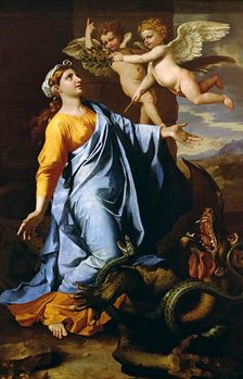 Saint Margaret, ca 1638. Creator: Poussin, Nicolas (1594-1665)