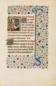 Saint Margaret and a Dragon; Book of Hours, about 1440-1450. Creator: Workshop of the Bedford Master