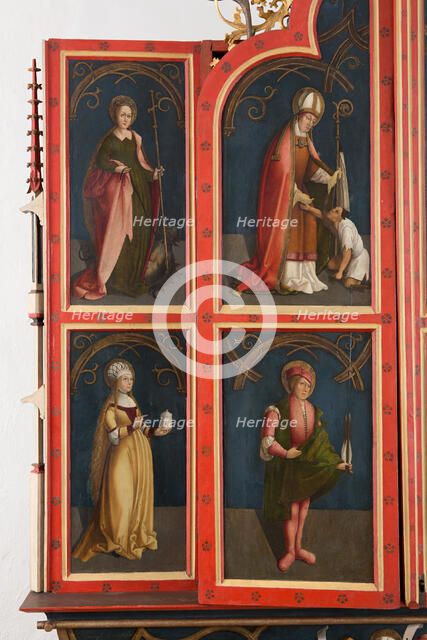 Saint Margaret and Saint Magdalene, 1516-1520. Creator: Unknown.