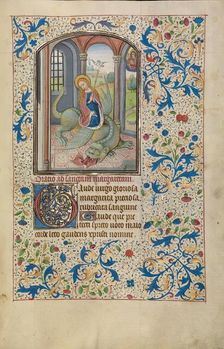 Saint Margaret; Arenberg Hours, early 1460s. Creator: Willem Vrelant