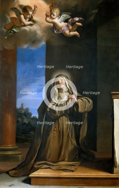 Saint Margaret of Cortona, 1648. Creator: Guercino (1591-1666).