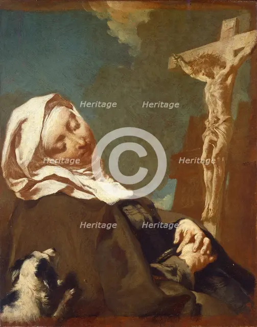 Saint Margaret of Cortona, 1737. Creator: Giovanni Battista Piazzetta.