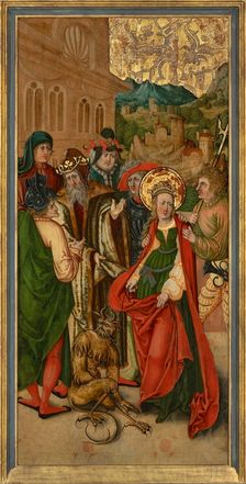 Saint Margaret of Antioch brought before Olybrius, Early16th cen.. Creator: South German master (16th century)