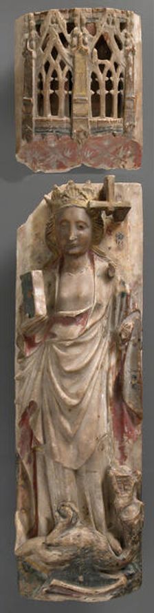 Saint Margaret of Antioch, British, 15th century. Creator: Unknown