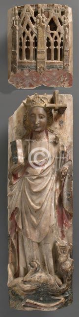 Saint Margaret of Antioch, British, 15th century. Creator: Unknown.