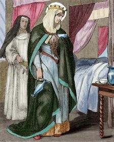 Saint Margaret of Scotland, 1852. Creator: Capuz