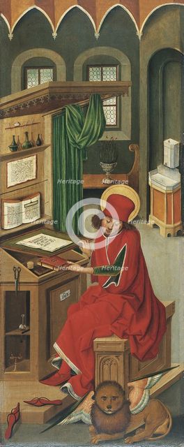 Saint Mark the Evangelist, 1478. Artist: Mälesskircher, Gabriel (ca. 1425-1495)