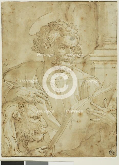 Saint Mark the Evangelist, n.d. Creator: Martin de Vos.