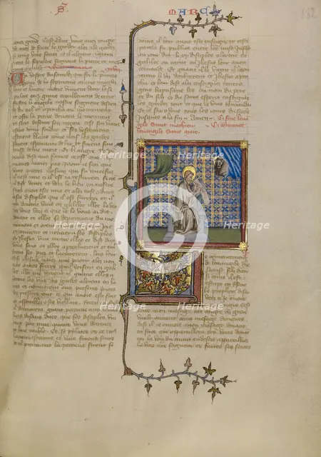 Saint Mark, about 1360-1370. Creator: Master of Jean de Mandeville.