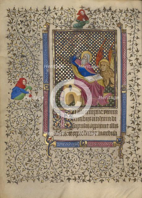 Saint Mark; Book of Hours, about 1410. Creator: Unknown.