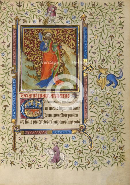 Saint Mark; Book of Hours, about 1410. Creator: Unknown.