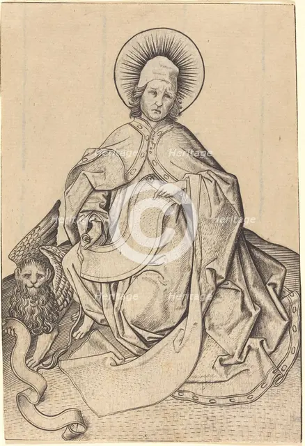Saint Mark, c. 1460/1465. Creator: Master ES.