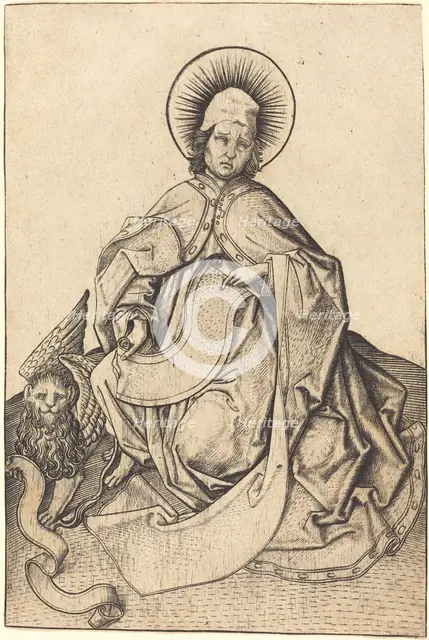 Saint Mark, c. 1460/1465. Creator: Master ES.
