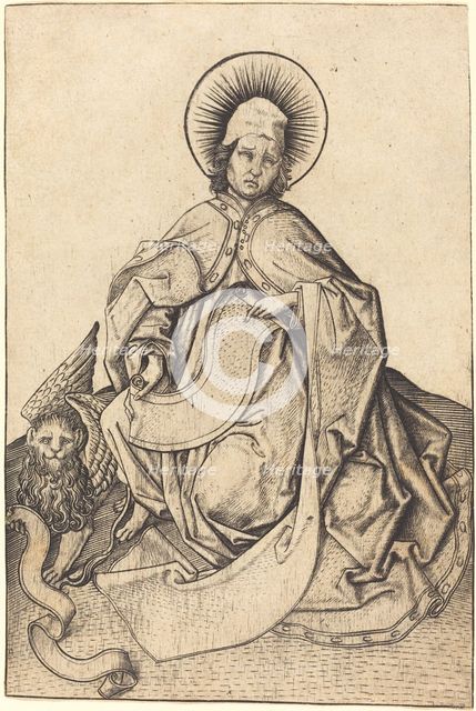 Saint Mark, c. 1460/1465. Creator: Master ES.
