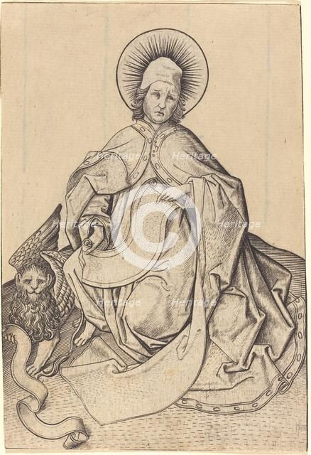 Saint Mark, c. 1460/1465. Creator: Master ES.