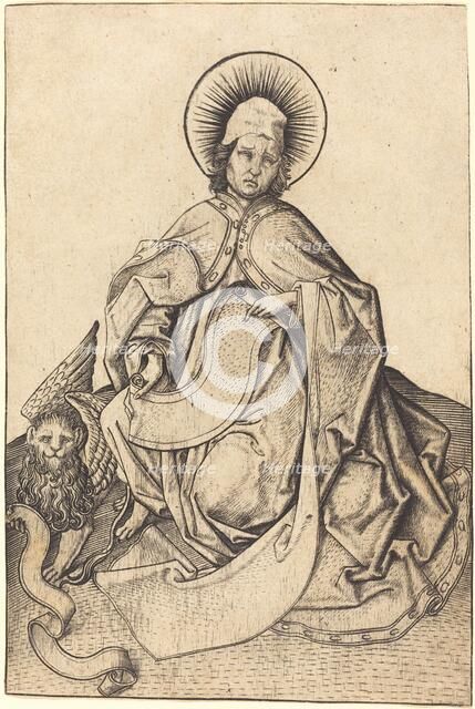 Saint Mark, c. 1460/1465. Creator: Master ES.
