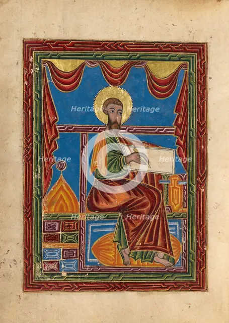 Saint Mark; Gospel Book, 1615. Creator: Mesrop of Khizan.