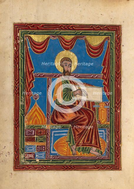 Saint Mark; Gospel Book, 1615. Creator: Mesrop of Khizan.