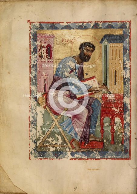 Saint Mark; Gospel Book, early 13th century. Creator: Unknown.