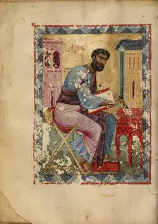 Saint Mark; Gospel Book, early 13th century. Creator: Unknown