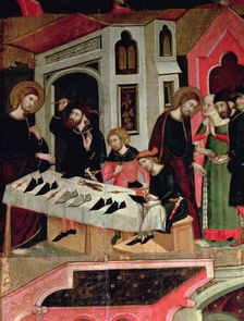 Saint Mark healing the wound hand of the shoemaked named Aniano, table of the Altarpiece of Sain…