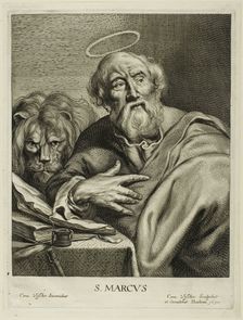 Saint Mark, n.d. Creator: Cornelis de Visscher