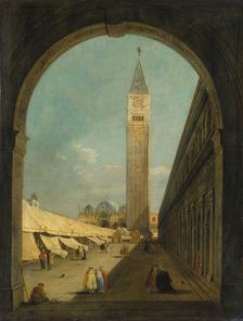 Saint Mark’s Square in Venice, c1780-1810. Creator: Giacomo Guardi