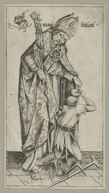 Saint Martin,.n.d. Creator: Israhel van Meckenem