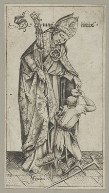 Saint Martin,.n.d. Creator: Israhel van Meckenem