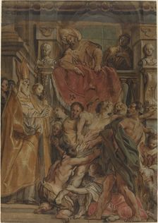 Saint Martin of Tours Healing the Servant of Tetrodius, c. 1630. Creator: Jacob Jordaens