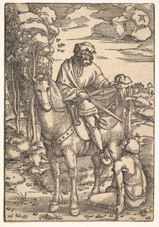 Saint Martin on Horseback, 15th-16th Century. Creator: Hans Baldung