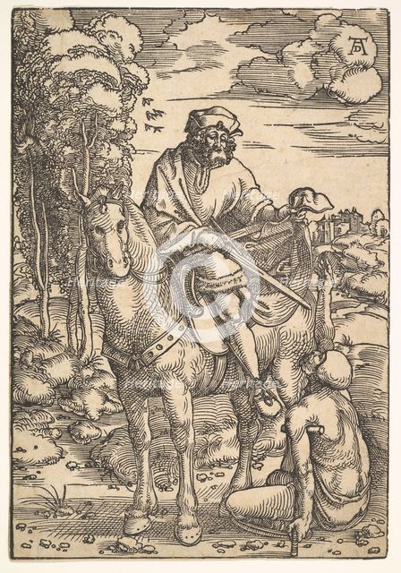Saint Martin on Horseback, 15th-16th Century. Creator: Hans Baldung.