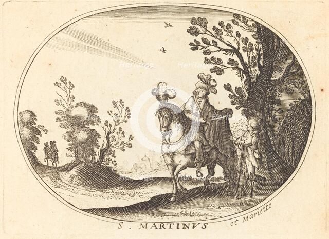Saint Martin and the Beggar. Creator: Balthasar Moncornet.