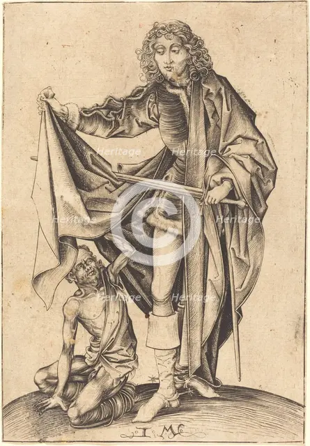 Saint Martin, c. 1480/1490. Creator: Israhel van Meckenem.