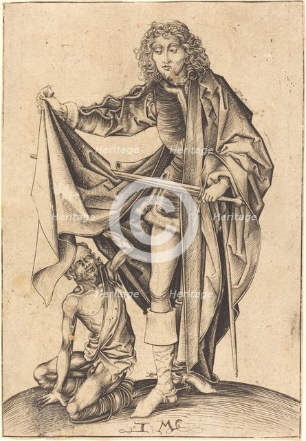 Saint Martin, c. 1480/1490. Creator: Israhel van Meckenem.