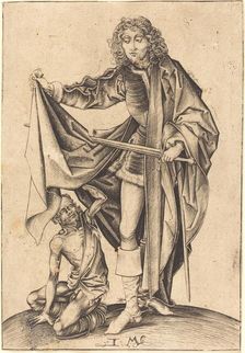 Saint Martin, c. 1480/1490. Creator: Israhel van Meckenem