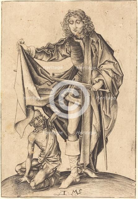 Saint Martin, c. 1480/1490. Creator: Israhel van Meckenem.